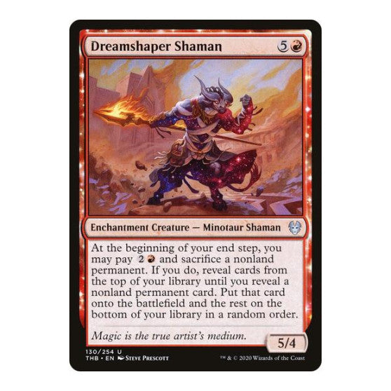 Dreamshaper Shaman (THB) #130 Uncommon Theros Beyond Death Magic: The Gathering: 2020