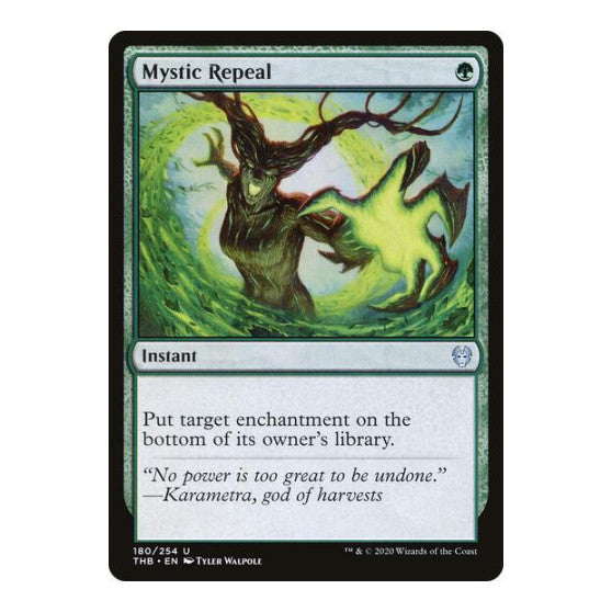 Mystic Repeal (THB) #180 Uncommon (Lightly Played) Theros Beyond Death Magic: The Gathering: 2020