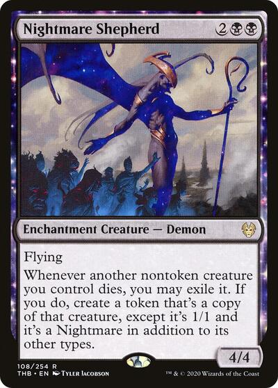 Nightmare Shepherd (THB) #108 Rare Theros Beyond Death Magic: The Gathering: 2020