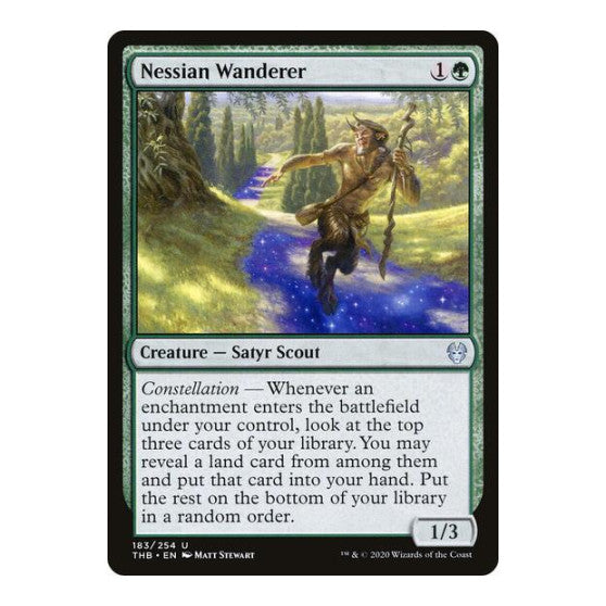 Nessian Wanderer (THB) #183 Uncommon Theros Beyond Death Magic: The Gathering: 2020