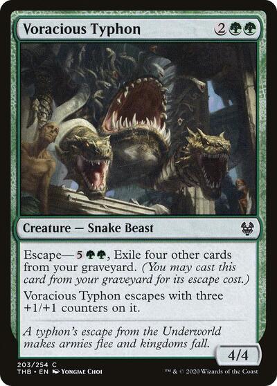 Voracious Typhon (THB) #203 Common Theros Beyond Death Magic: The Gathering: 2020