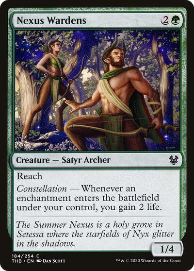 Nexus Wardens (THB) #184 Common Theros Beyond Death Magic: The Gathering: 2020
