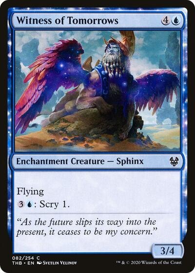 Witness of Tomorrows (THB) #82 Common (Lightly Played) Theros Beyond Death Magic: The Gathering: 2020