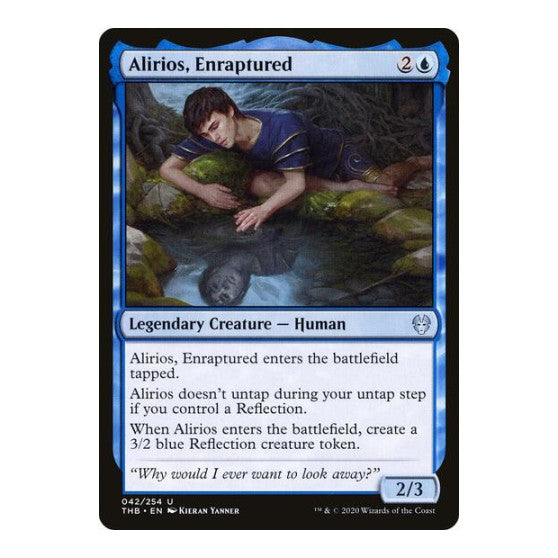 Alirios, Enraptured (THB) #42 Uncommon (Lightly Played) Theros Beyond Death Magic: The Gathering: 2020