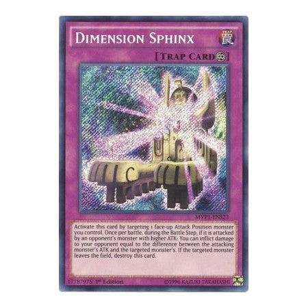 Dimension Sphinx (MVP1-ENS) #MVP1-ENS23 Secret Rare (1st Edition Near Mint) The Dark Side of Dimensions Movie Pack: Secret Edition YuGiOh: 2020