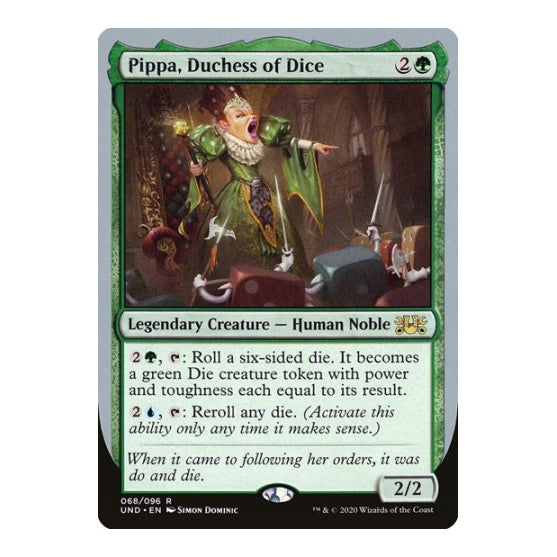 Pippa, Duchess of Dice (UND) #68 Rare (Lightly Played) Unsanctioned Magic: The Gathering: 2020
