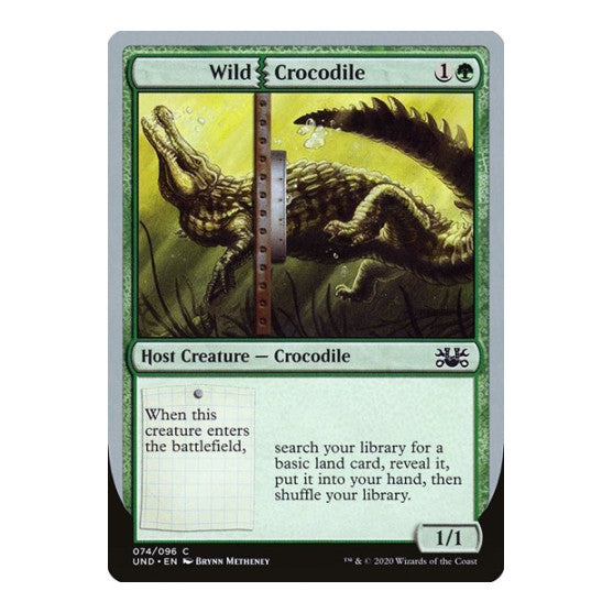 Wild Crocodile (UND) #74 Common (Lightly Played) Unsanctioned Magic: The Gathering: 2020