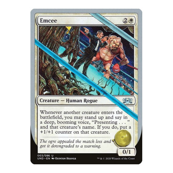 Emcee (UND) #3 Uncommon (Lightly Played) Unsanctioned Magic: The Gathering: 2020