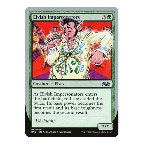 Elvish Impersonators (UND) #62 Common (Lightly Played) Unsanctioned Magic: The Gathering: 2020