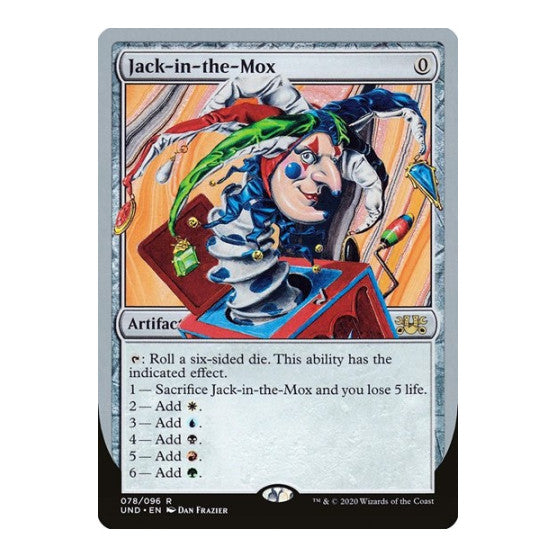 Jack-in-the-Mox (UND) #78 Rare (Lightly Played) Unsanctioned Magic: The Gathering: 2020