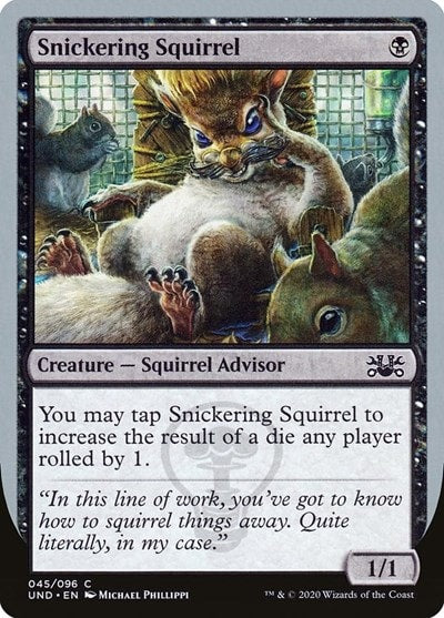 Snickering Squirrel (UND) #45 Common (Lightly Played) Unsanctioned Magic: The Gathering: 2020