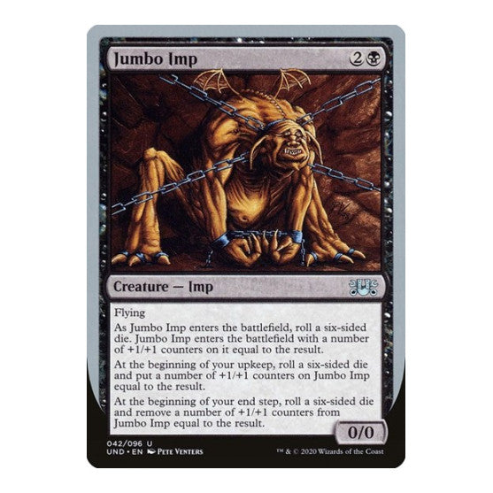 Jumbo Imp (UND) #42 Uncommon (Lightly Played) Unsanctioned Magic: The Gathering: 2020