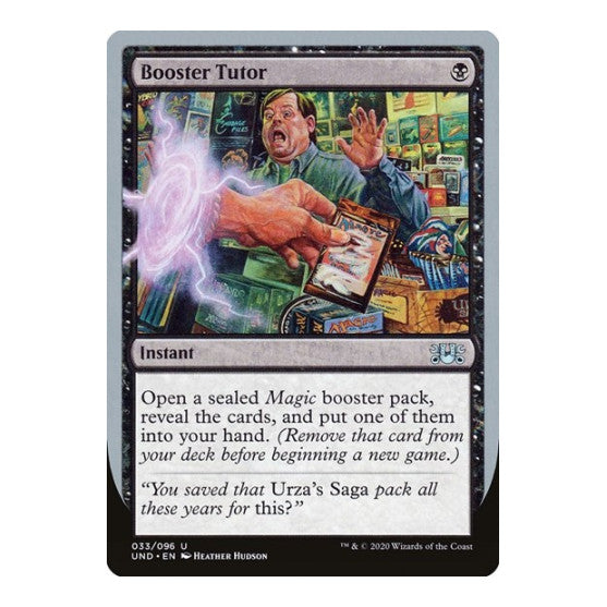 Booster Tutor (UND) #33 Uncommon (Lightly Played) Unsanctioned Magic: The Gathering: 2020