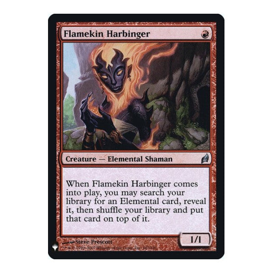 Flamekin Harbinger (LIST) #167 Uncommon (Foil Near Mint) The List Reprints Magic: The Gathering: 2026