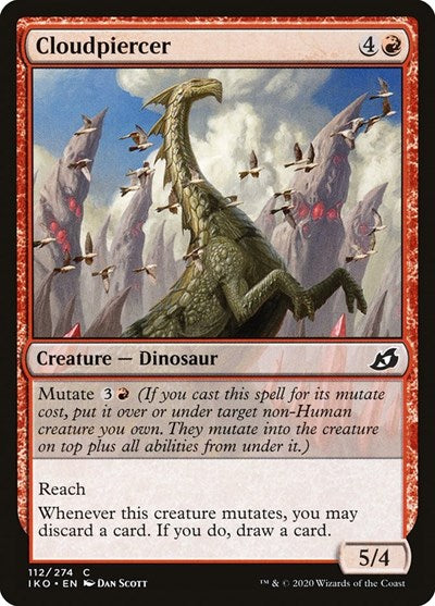 Cloudpiercer (IKO) #112 Common (Foil Lightly Played) Ikoria: Lair of Behemoths Magic: The Gathering: 2020