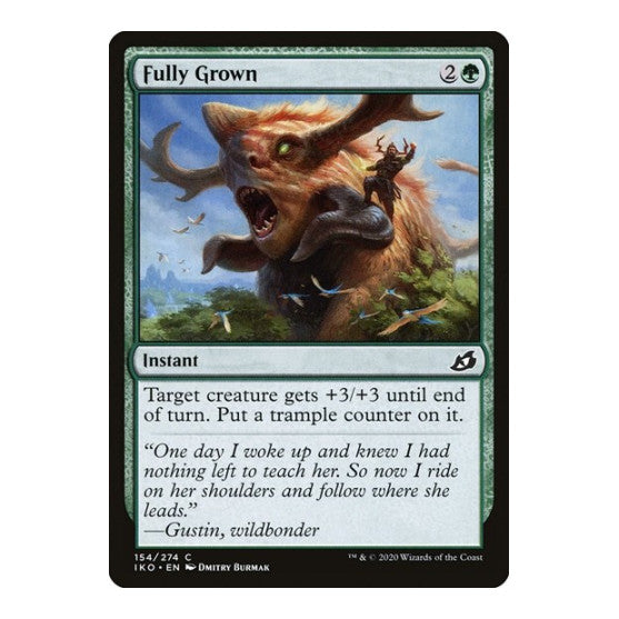 Fully Grown (IKO) #154 Common Ikoria: Lair of Behemoths Magic: The Gathering: 2020