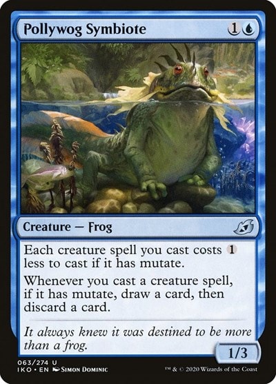 Pollywog Symbiote (IKO) #63 Uncommon (Lightly Played) Ikoria: Lair of Behemoths Magic: The Gathering: 2020