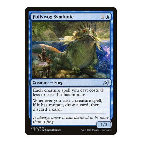Pollywog Symbiote (IKO) #63 Uncommon Ikoria: Lair of Behemoths Magic: The Gathering: 2020