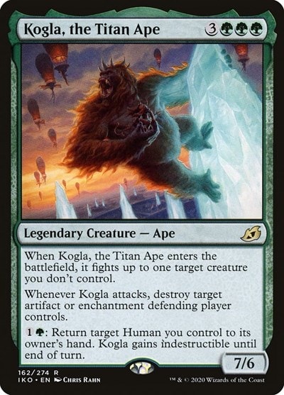 Kogla the Titan Ape (IKO) #162 Rare (Foil Near Mint) Ikoria: Lair of Behemoths Magic: The Gathering: 2020