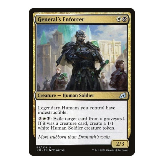 General's Enforcer (IKO) #188 Uncommon (Lightly Played) Ikoria: Lair of Behemoths Magic: The Gathering: 2020