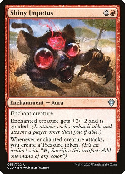 Shiny Impetus (C20) #55 Uncommon (Lightly Played) Commander 2020 Magic: The Gathering: 2020
