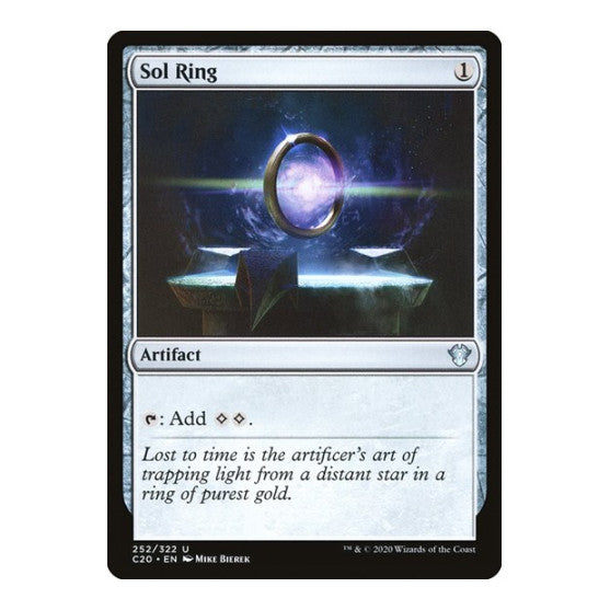 Sol Ring (C20) #252 Uncommon (Lightly Played) Commander 2020 Magic: The Gathering: 2020