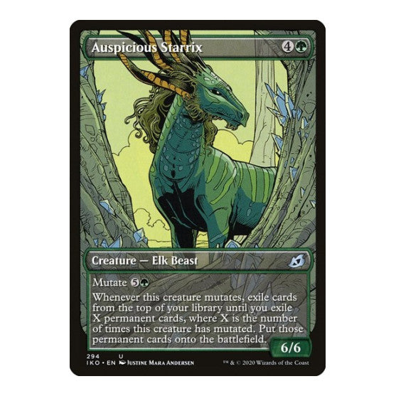 Auspicious Starrix Showcase (IKO) #294 Uncommon Ikoria: Lair of Behemoths Magic: The Gathering: 2020