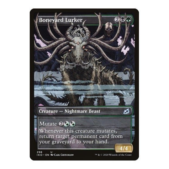 Boneyard Lurker Showcase (IKO) #298 Uncommon Ikoria: Lair of Behemoths Magic: The Gathering: 2020