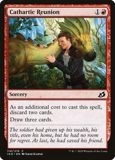 Cathartic Reunion (IKO) #110 Common Ikoria: Lair of Behemoths Magic: The Gathering: 2020