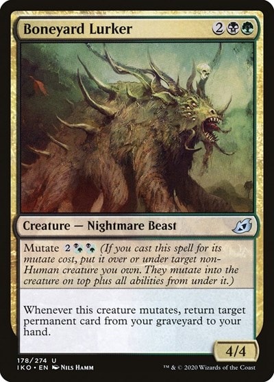 Boneyard Lurker (IKO) #178 Uncommon (Moderately Played) Ikoria: Lair of Behemoths Magic: The Gathering: 2020