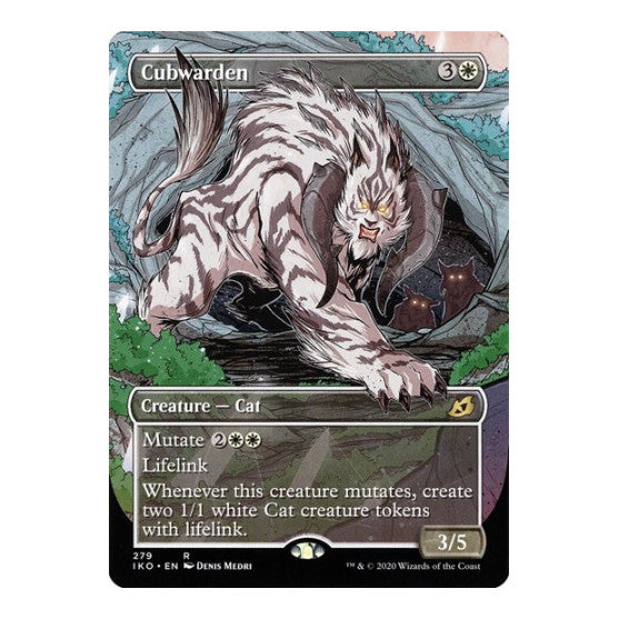 Cubwarden Showcase (IKO) #279 Rare (Foil Lightly Played) Ikoria: Lair of Behemoths Magic: The Gathering: 2020