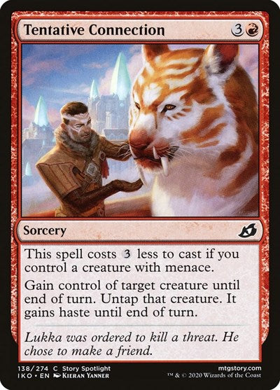 Tentative Connection (IKO) #138 Common Ikoria: Lair of Behemoths Magic: The Gathering: 2020
