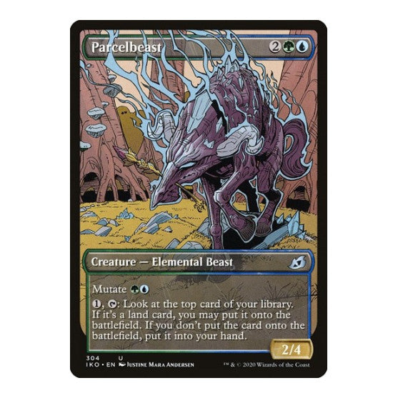 Parcelbeast Showcase (IKO) #304 Uncommon Ikoria: Lair of Behemoths Magic: The Gathering: 2020