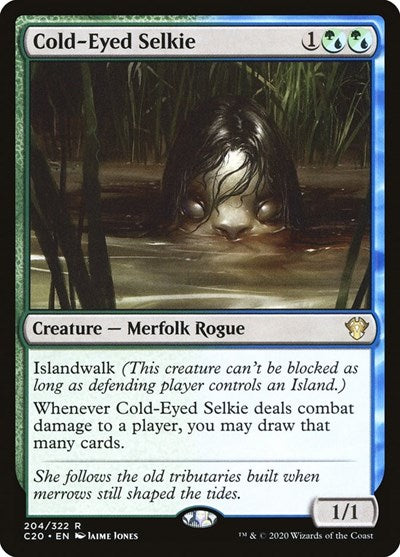 Cold Eyed Selkie (C20) #204 Rare (Lightly Played) Commander 2020 Magic: The Gathering: 2020
