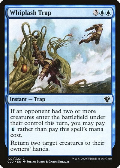 Whiplash Trap (C20) #127 Common (Lightly Played) Commander 2020 Magic: The Gathering: 2020