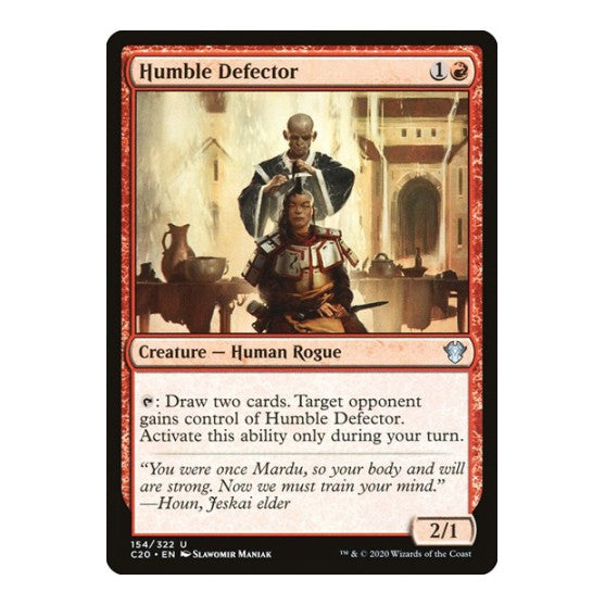Humble Defector (C20) #154 Uncommon (Lightly Played) Commander 2020 Magic: The Gathering: 2020