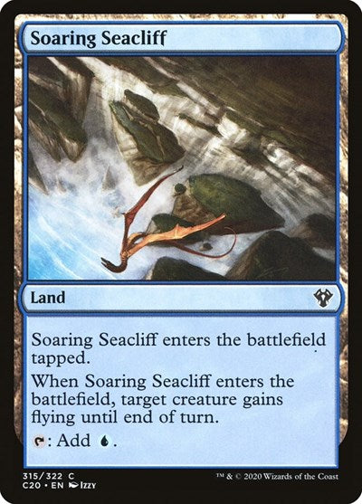 Soaring Seacliff (C20) #315 Common (Near Mint) Commander 2020 Magic: The Gathering: 2020