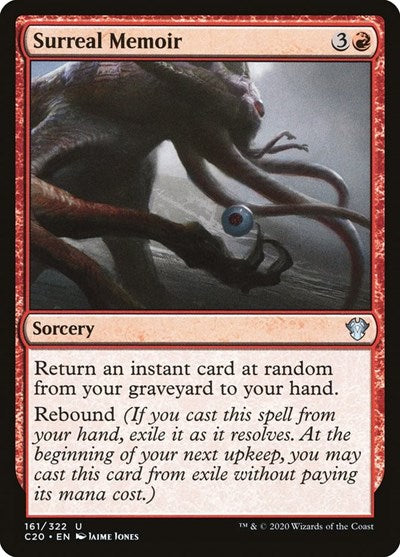 Surreal Memoir (C20) #161 Uncommon (Lightly Played) Commander 2020 Magic: The Gathering: 2020