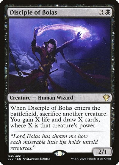 Disciple of Bolas (C20) #132 Rare (Lightly Played) Commander 2020 Magic: The Gathering: 2020