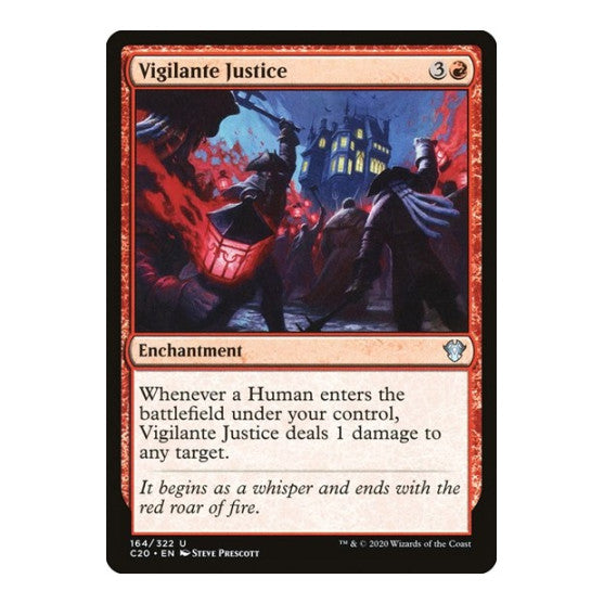 Vigilante Justice (C20) #164 Uncommon (Lightly Played) Commander 2020 Magic: The Gathering: 2020