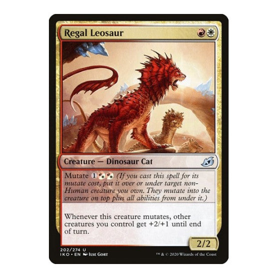 Regal Leosaur (IKO) #202 Uncommon Ikoria: Lair of Behemoths Magic: The Gathering: 2020