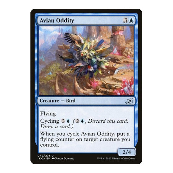 Avian Oddity (IKO) #42 Uncommon (Foil Lightly Played) Ikoria: Lair of Behemoths Magic: The Gathering: 2020