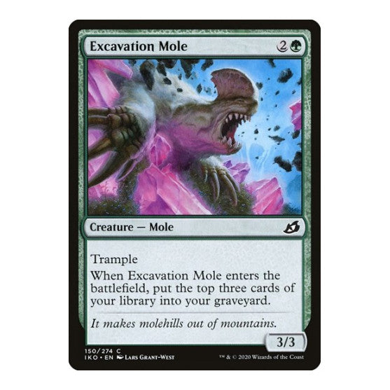 Excavation Mole (IKO) #150 Common Ikoria: Lair of Behemoths Magic: The Gathering: 2020