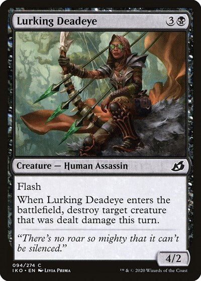 Lurking Deadeye (IKO) #94 Common Ikoria: Lair of Behemoths Magic: The Gathering: 2020