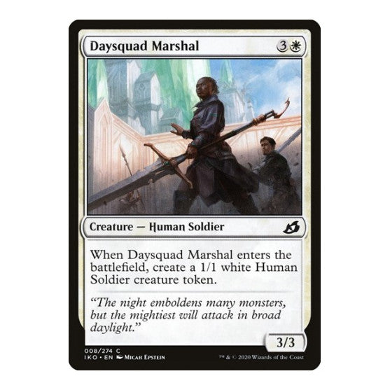 Daysquad Marshal (IKO) #8 Common Ikoria: Lair of Behemoths Magic: The Gathering: 2020