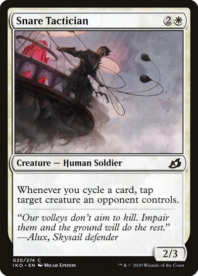 Snare Tactician (IKO) #30 Common (Foil Lightly Played) Ikoria: Lair of Behemoths Magic: The Gathering: 2020