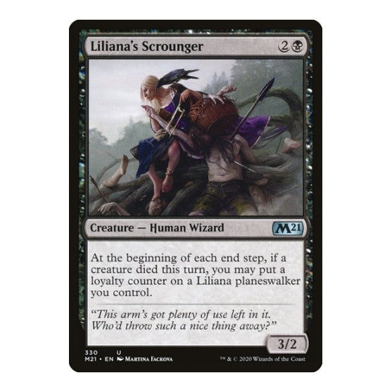 Lilianas Scrounger (M21) #330 Uncommon (Lightly Played) Core Set 2021 Magic: The Gathering: 2020