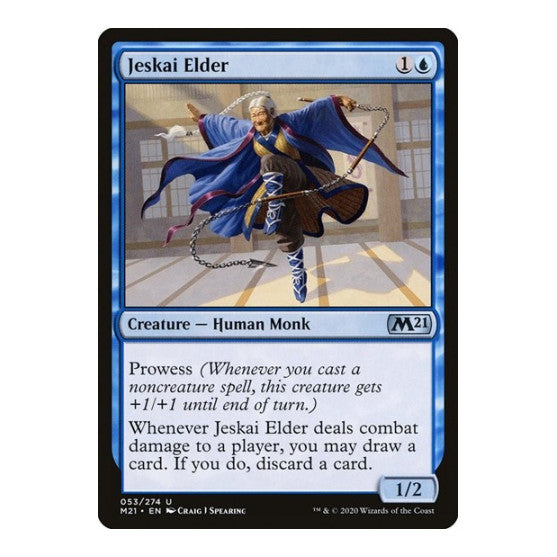 Jeskai Elder (M21) #53 Uncommon Core Set 2021 Magic: The Gathering: 2020