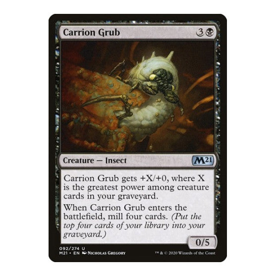 Carrion Grub (M21) #92 Uncommon Core Set 2021 Magic: The Gathering: 2020