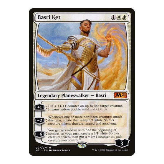 Basri Ket (M21) #7 Mythic Rare (Lightly Played) Core Set 2021 Magic: The Gathering: 2020